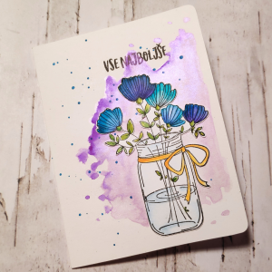 "Mason jar" Splatter
