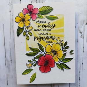 "Ptiček" na cvetlicah